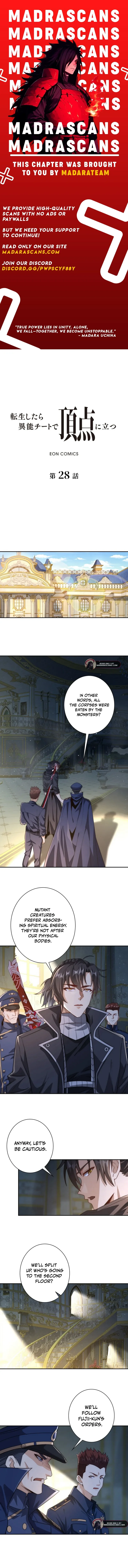 Read After Being Reincarnated, I Will Reach the Top With My Divergent Cheats EN Manga Online