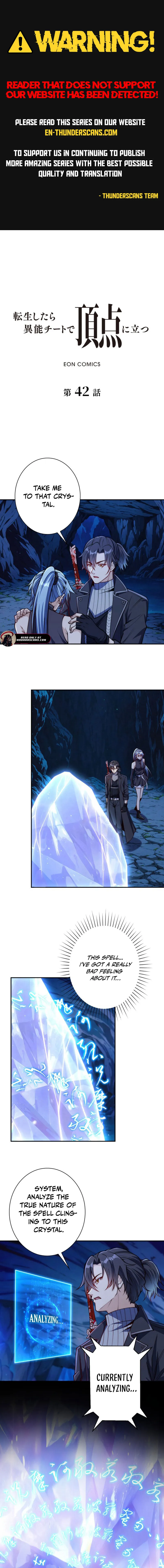 Read After Being Reincarnated, I Will Reach the Top With My Divergent Cheats EN Manga Online