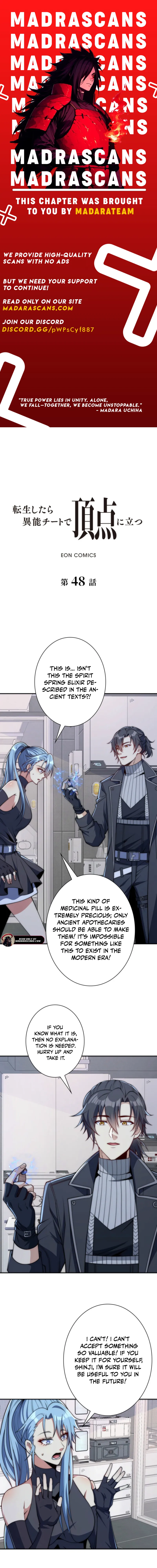 Read After Being Reincarnated, I Will Reach the Top With My Divergent Cheats EN Manga Online