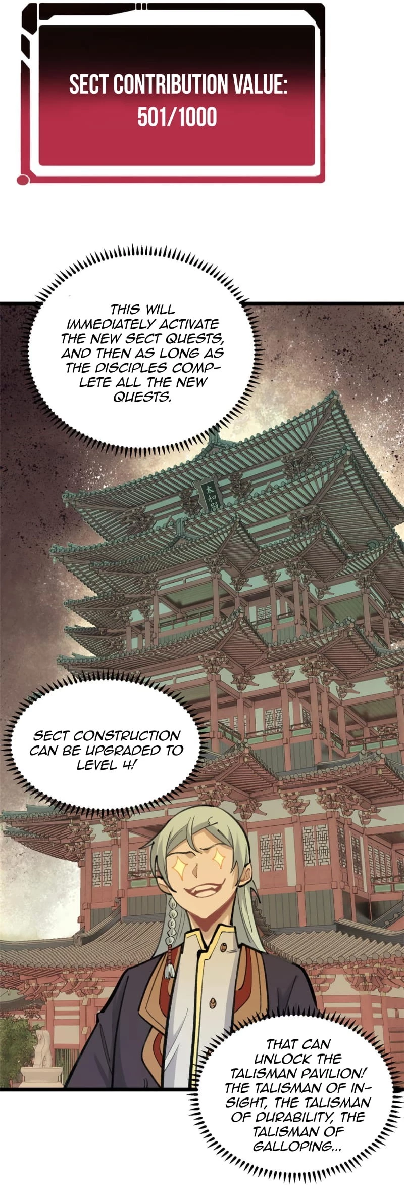 Read All Hail the Sect Leader EN Manga Online
