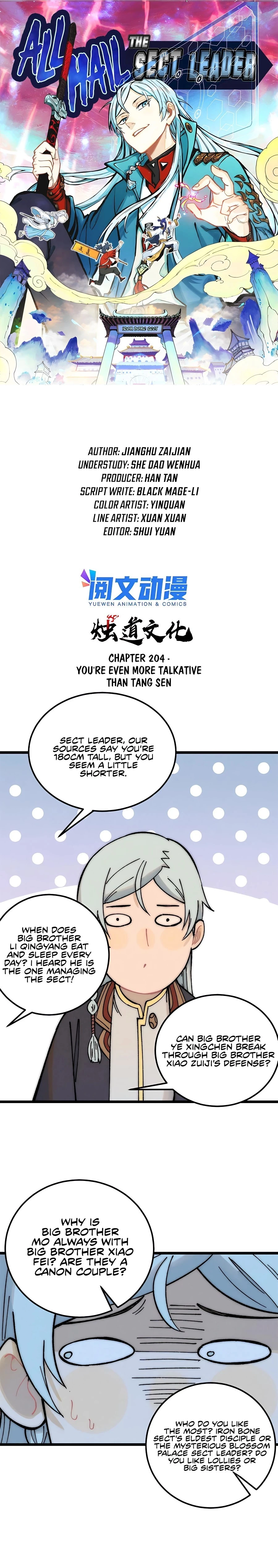 Read All Hail the Sect Leader EN Manga Online