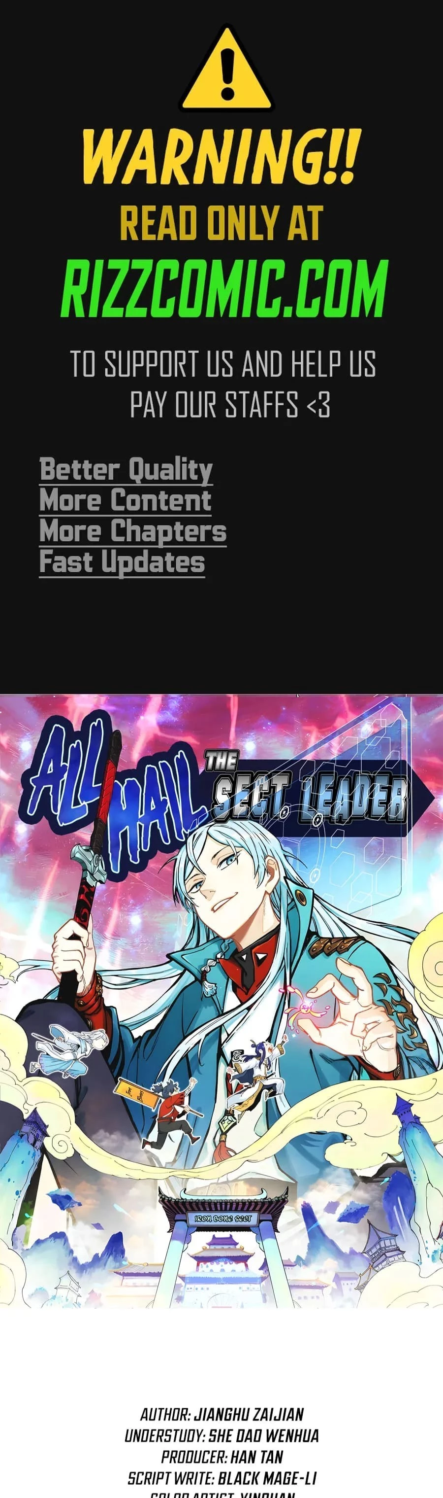 Read All Hail the Sect Leader EN Manga Online