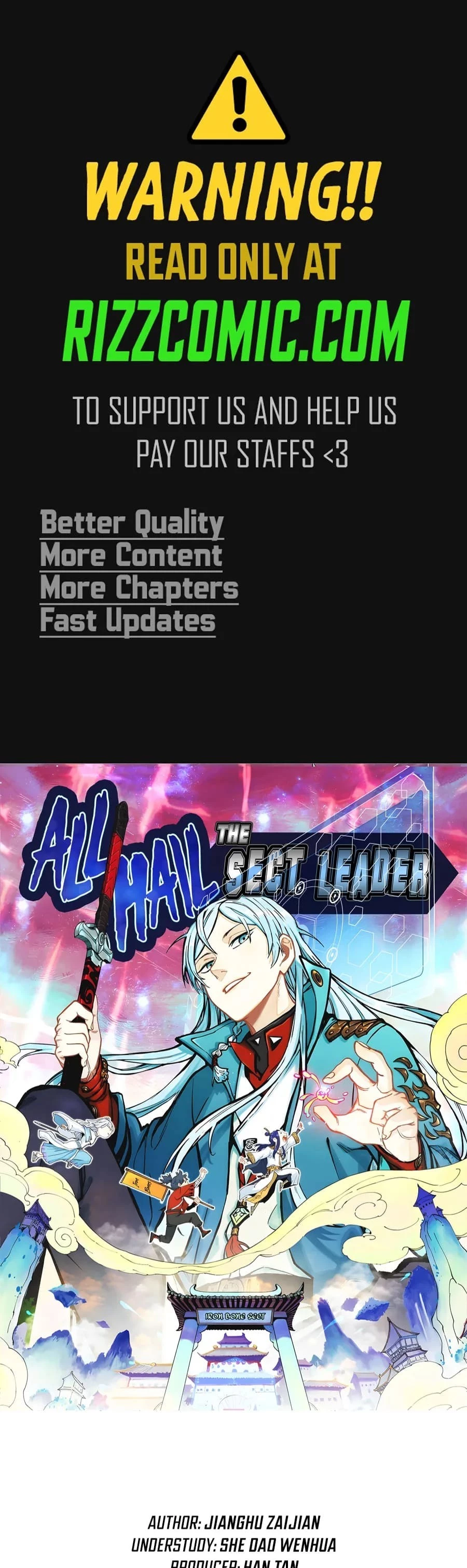 Read All Hail the Sect Leader EN Manga Online