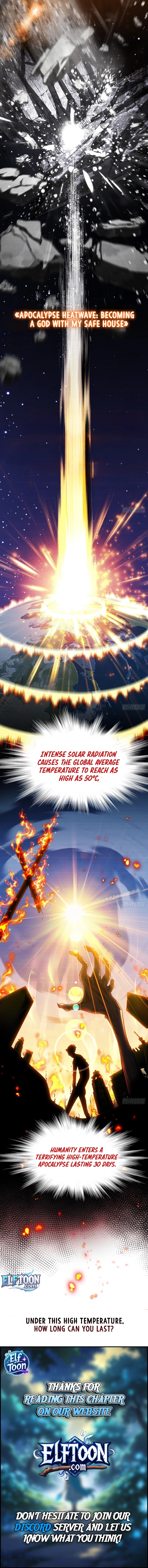 Read Apocalypse Heatwave_ I Became a God Through My Safehouse EN Manga Online