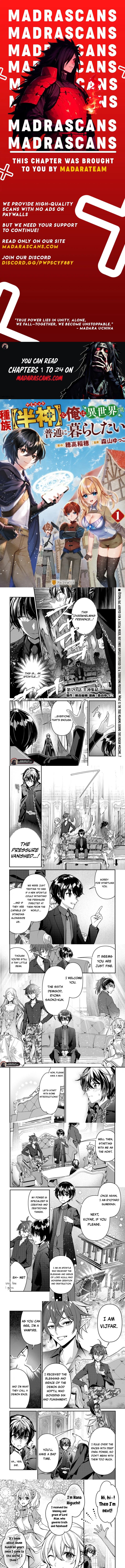 Read As a Member of the [Demi-God] Race, I Want to Live a Normal Life in Another World EN Manga Online