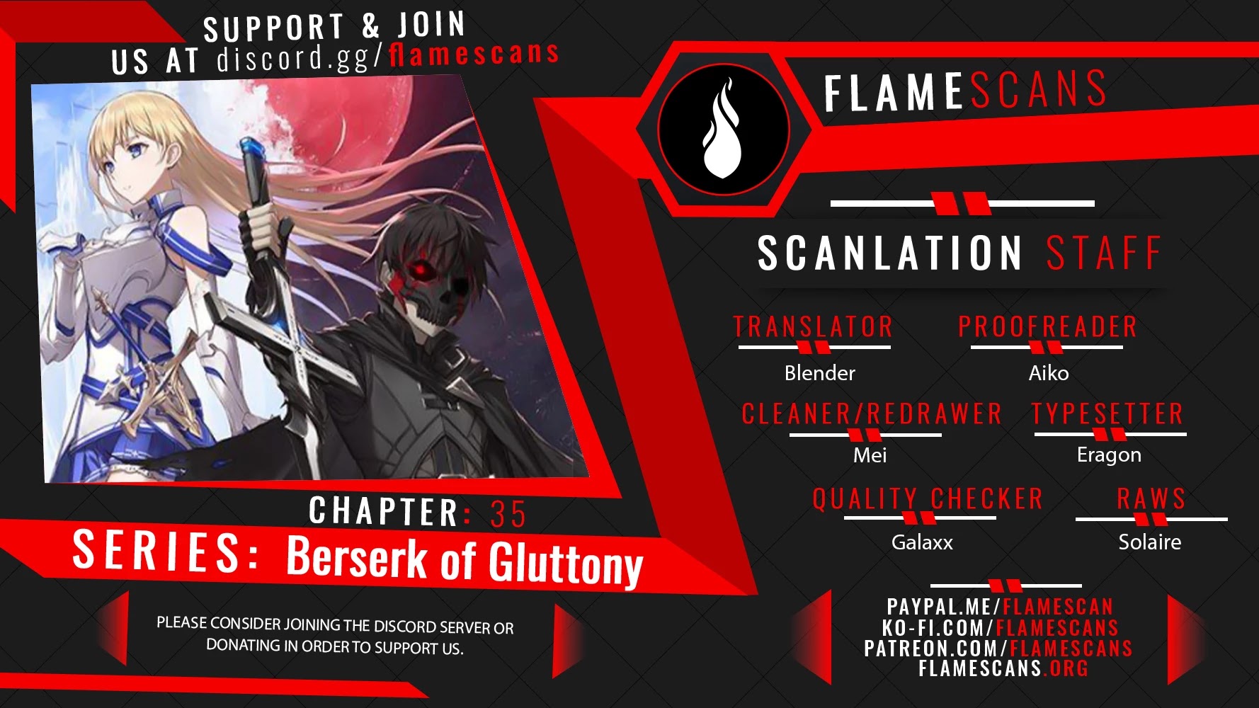 Read Berserk Of Gluttony EN Manga Online