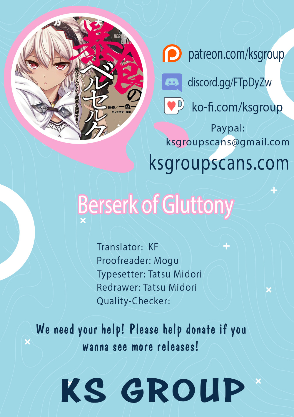 Read Berserk Of Gluttony EN Manga Online