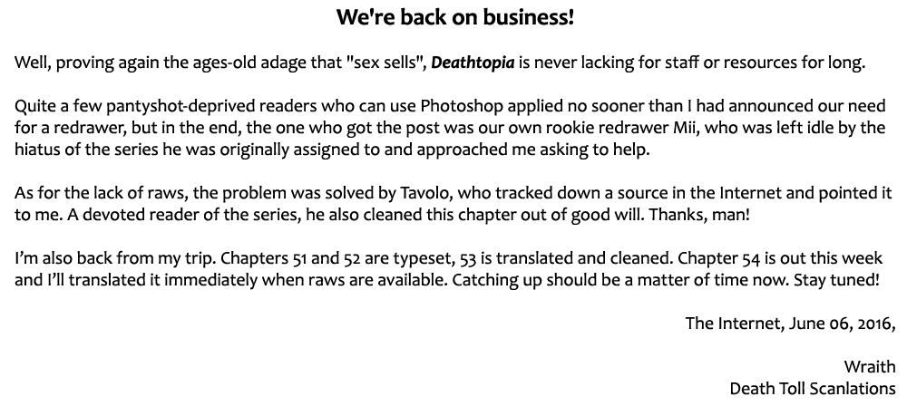Read Deathtopia EN Manga Online