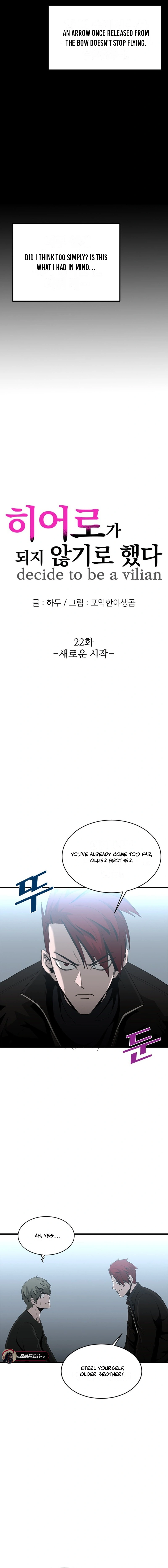 Read Decide to Be a Villain EN Manga Online