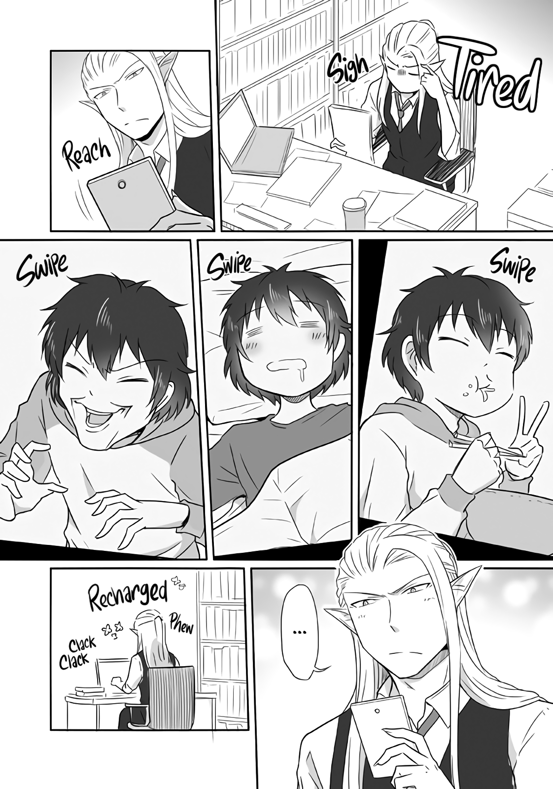 Read Elf Boyfriend & Boyish Girlfriend EN Manga Online