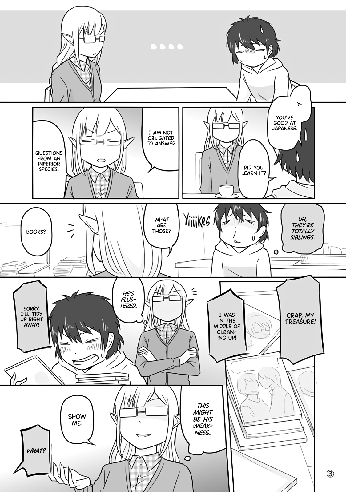Read Elf Boyfriend & Boyish Girlfriend EN Manga Online