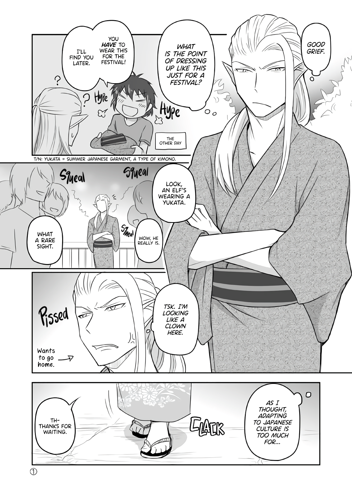 Read Elf Boyfriend & Boyish Girlfriend EN Manga Online