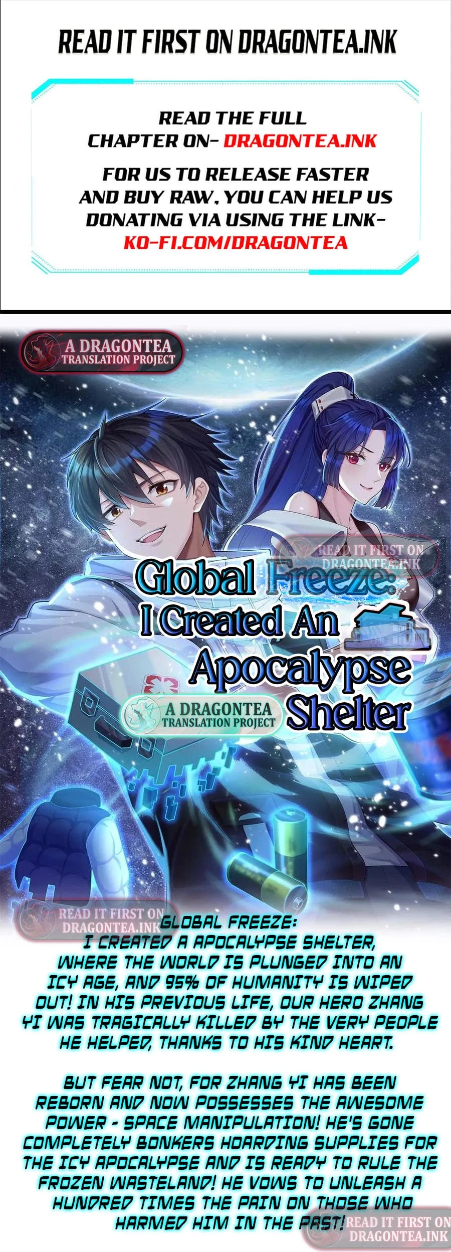 Read Global Freeze_ I Created an Apocalypse Shelter EN Manga Online