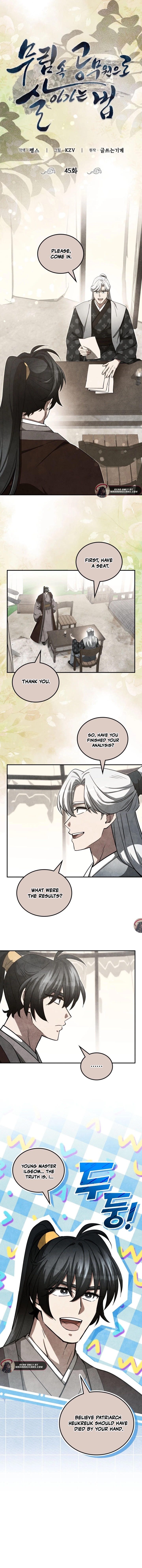 Read How to Live as a Civil Servant in Murim EN Manga Online