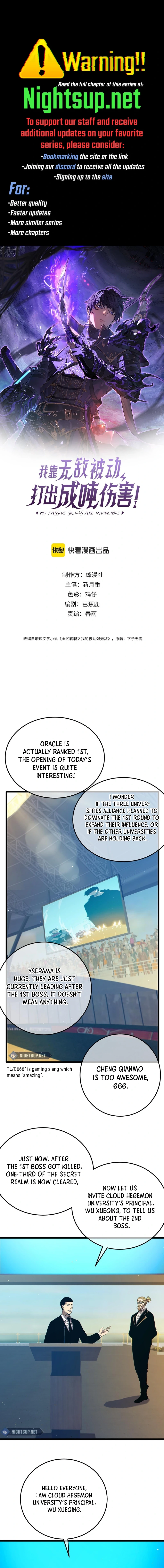Read I Rely on My Invincibility to Deal Tons of Damage Passively EN Manga Online