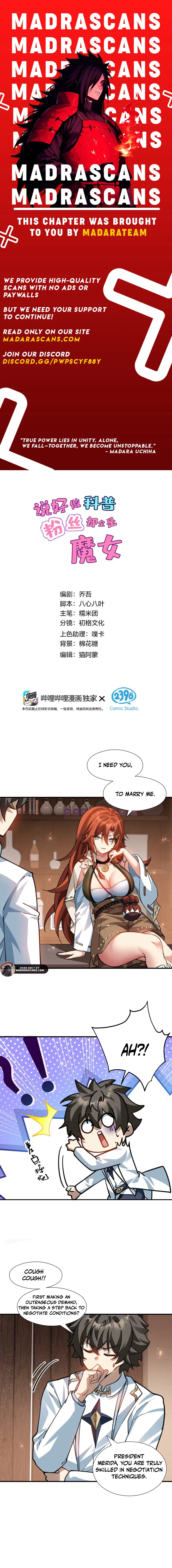 Read I Said I’d Do Science Popularization, But All My Fans Are Witches EN Manga Online