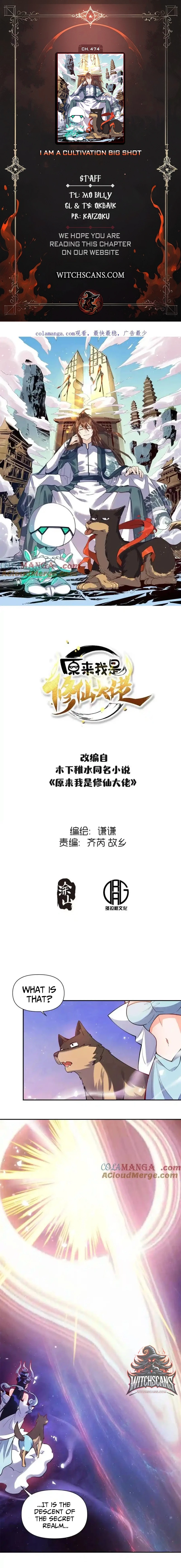 Read I’m Actually a Cultivation Bigshot EN Manga Online