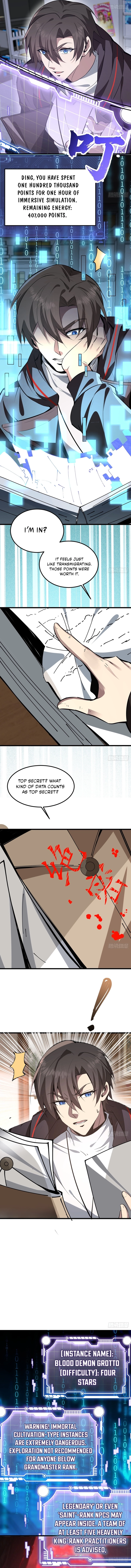 Read Immortal Simulator_ Cultivating in Secret EN Manga Online