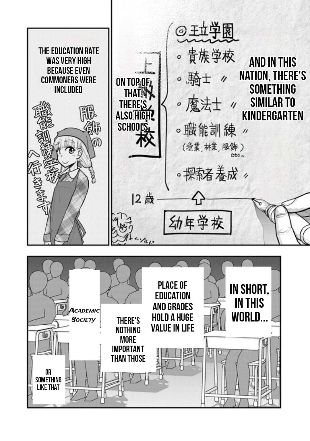 Read Ken to Mahou to Gakureki Shakai EN Manga Online