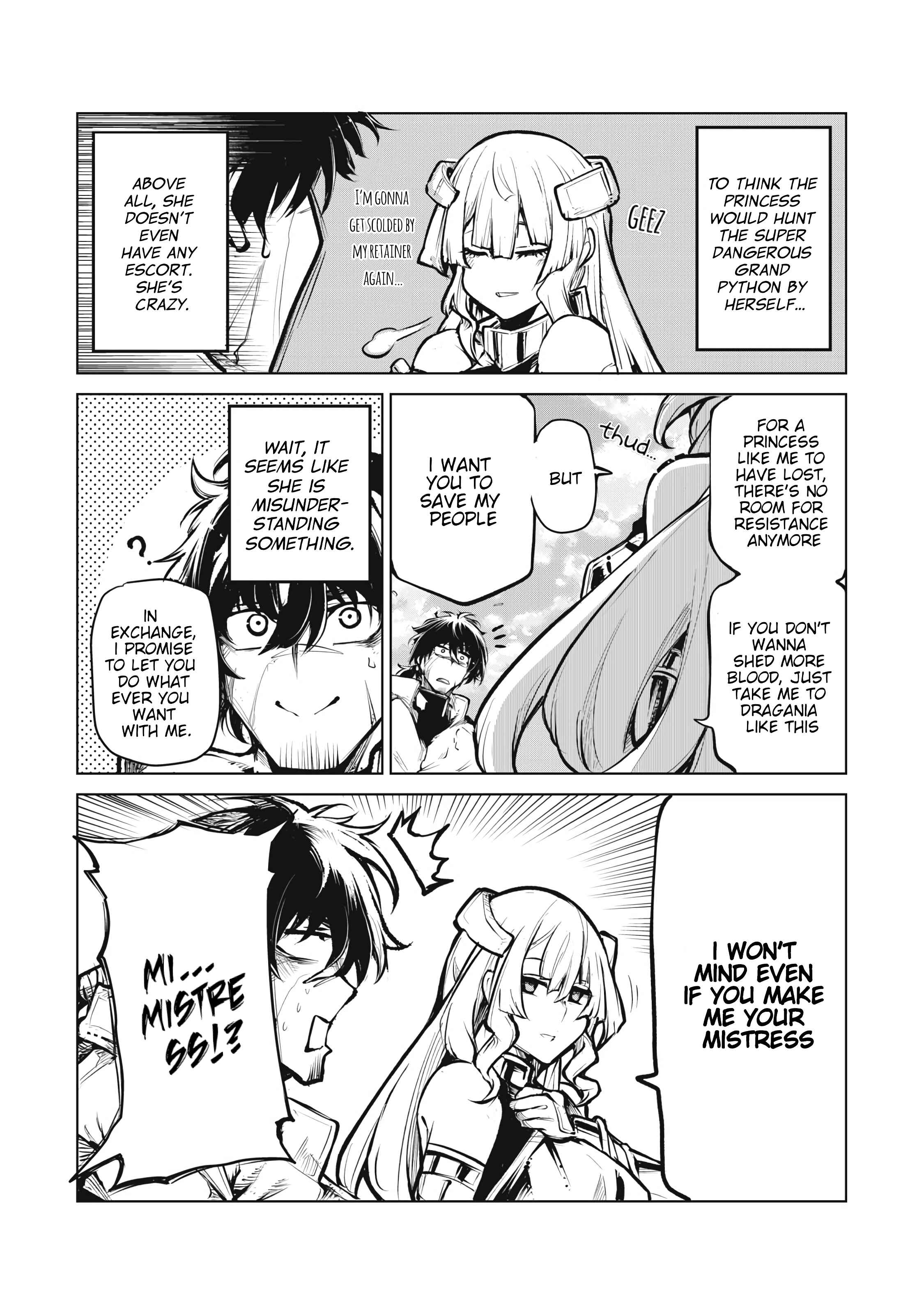 Read Kuni wo Owareta Ryuushi-san, Hirowareta Ringoku de Ukkari Musou Shite Shimau. ~Jakushou Kokka ga Tairiku Saikyou no Ryuu no Rakuen ni Naru made EN Manga Online