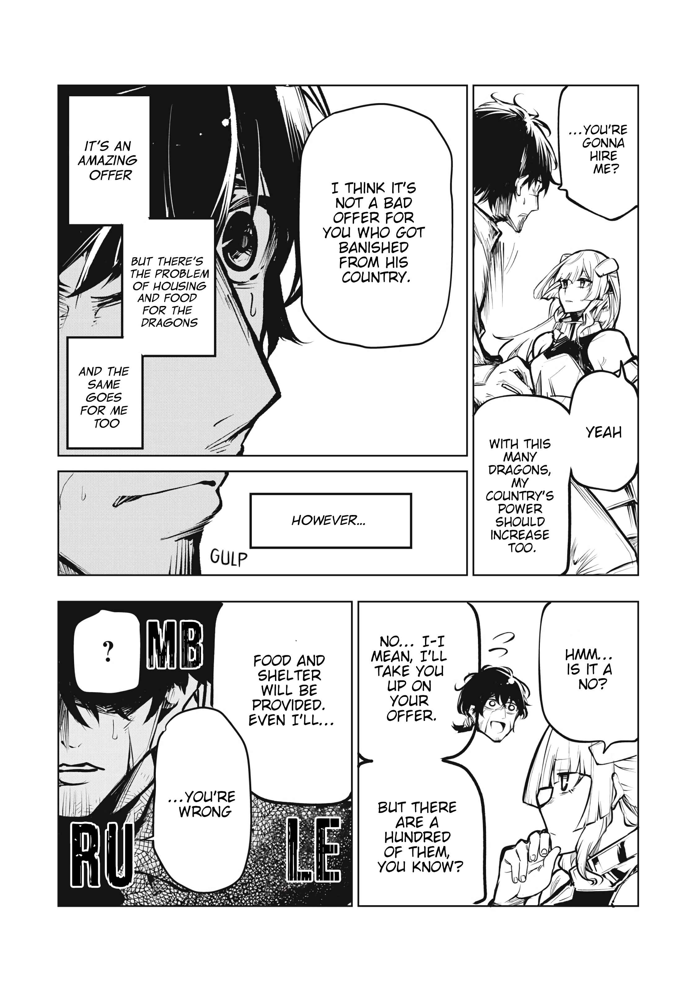 Read Kuni wo Owareta Ryuushi-san, Hirowareta Ringoku de Ukkari Musou Shite Shimau. ~Jakushou Kokka ga Tairiku Saikyou no Ryuu no Rakuen ni Naru made EN Manga Online