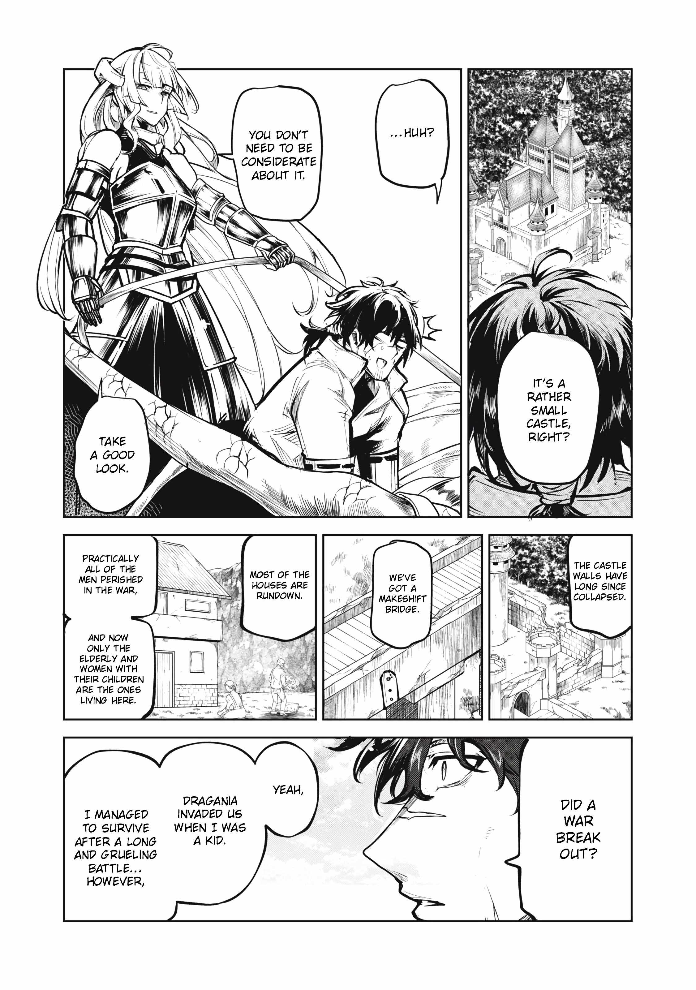 Read Kuni wo Owareta Ryuushi-san, Hirowareta Ringoku de Ukkari Musou Shite Shimau. ~Jakushou Kokka ga Tairiku Saikyou no Ryuu no Rakuen ni Naru made EN Manga Online