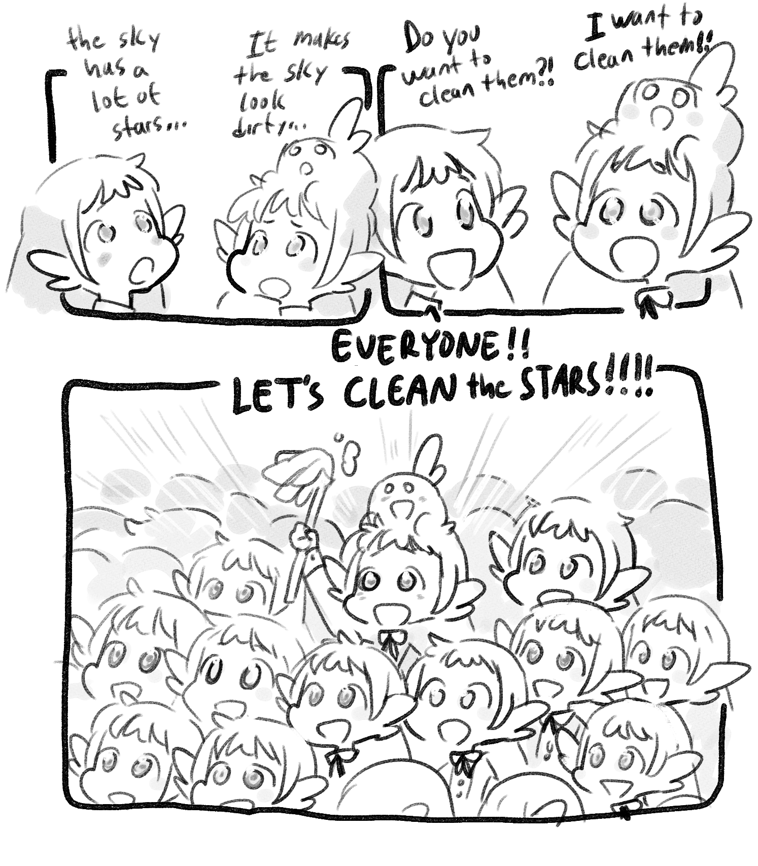 Read Let's Clean the Moon! EN Manga Online