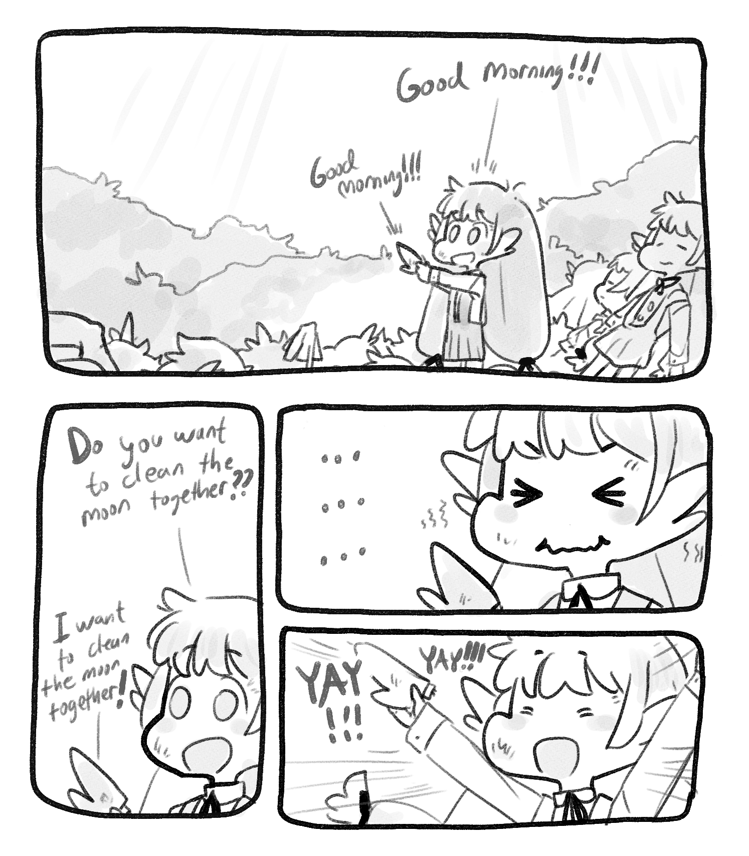 Read Let's Clean the Moon! EN Manga Online