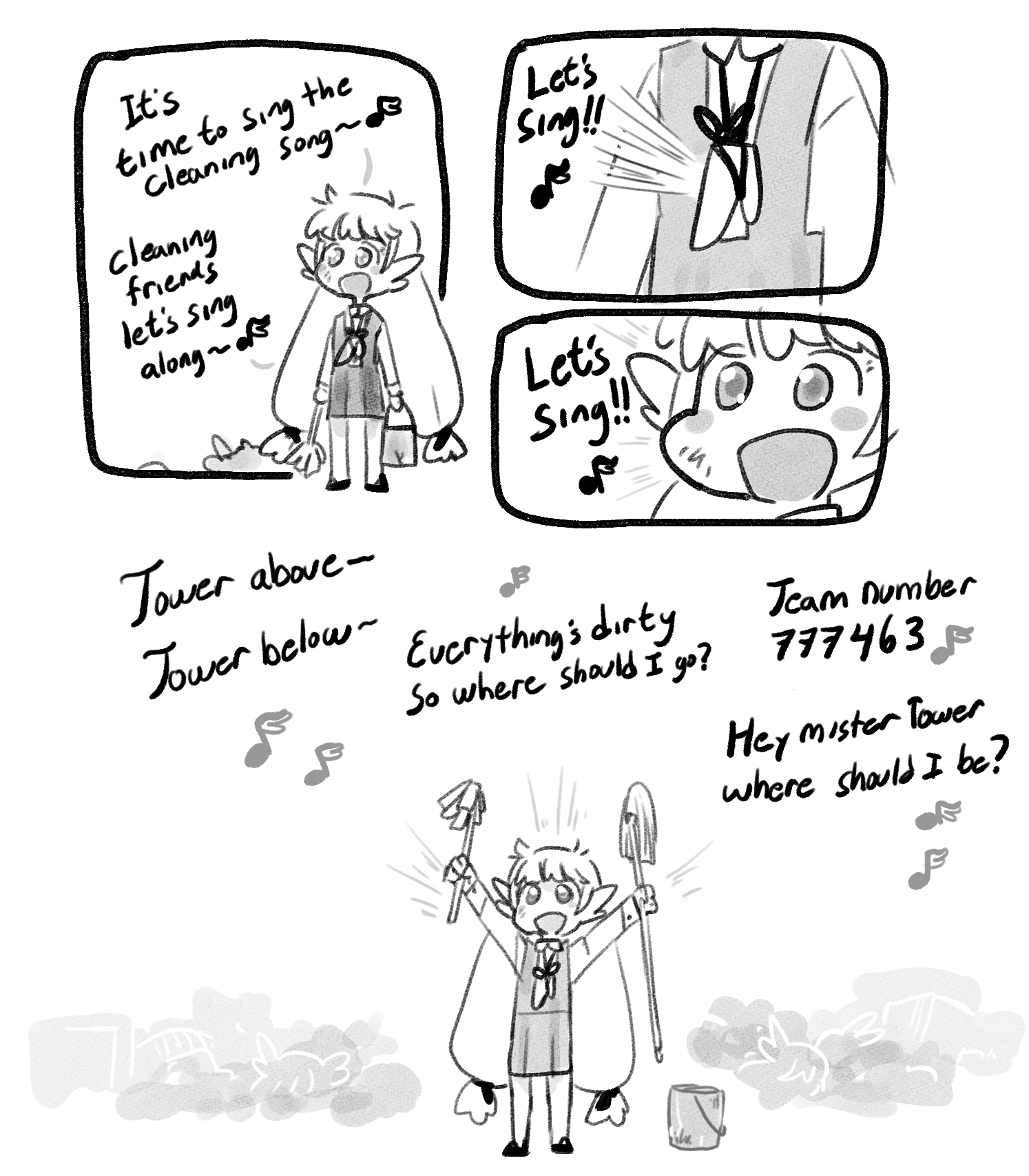 Read Let's Clean the Moon! EN Manga Online