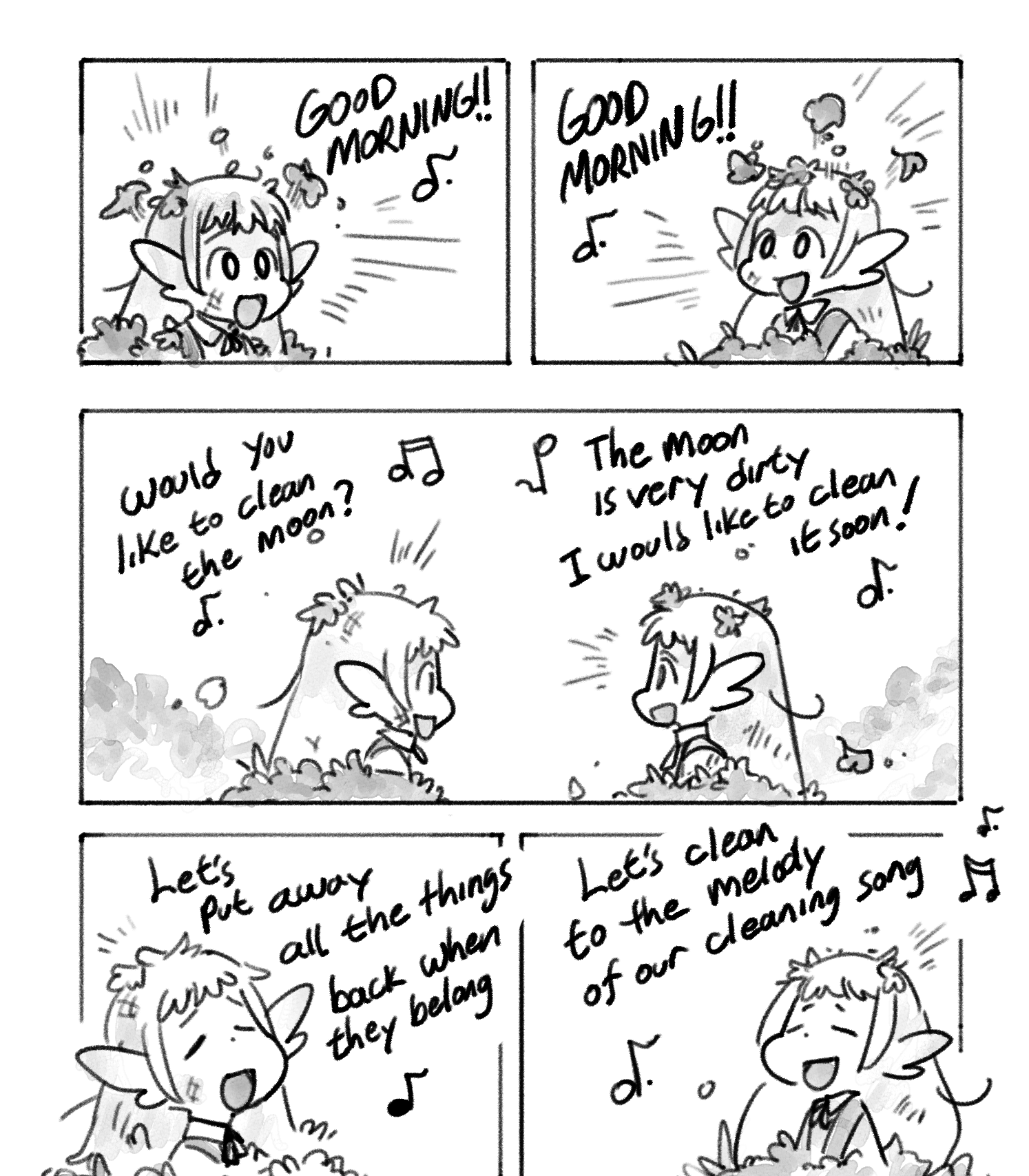 Read Let's Clean the Moon! EN Manga Online