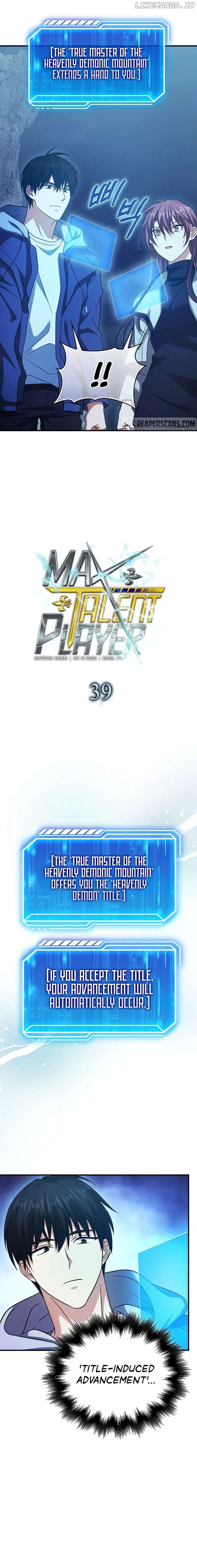 Read Maxed Talent Player EN Manga Online