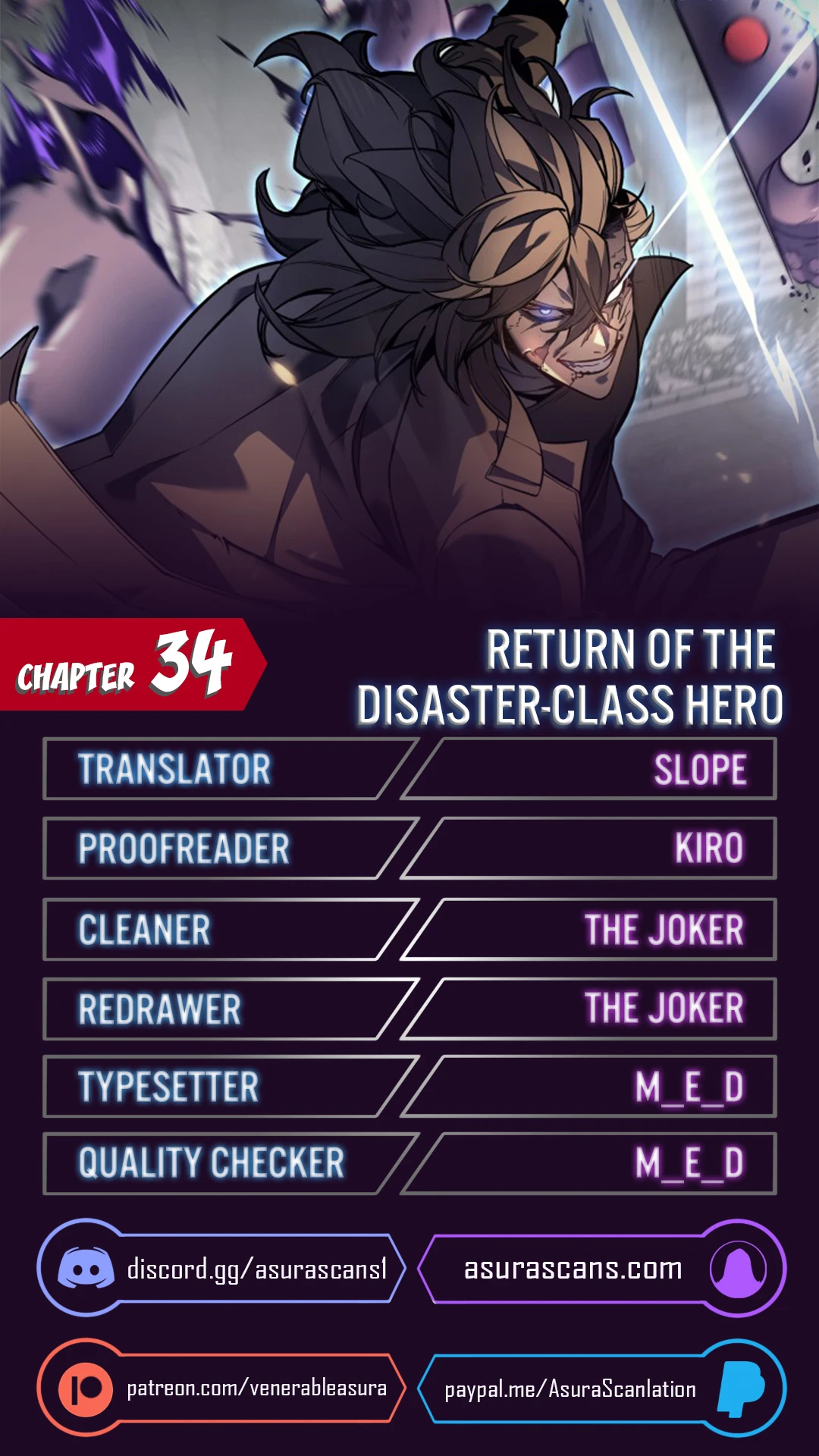 Read Return of the Disaster-Class Hero EN Manga Online