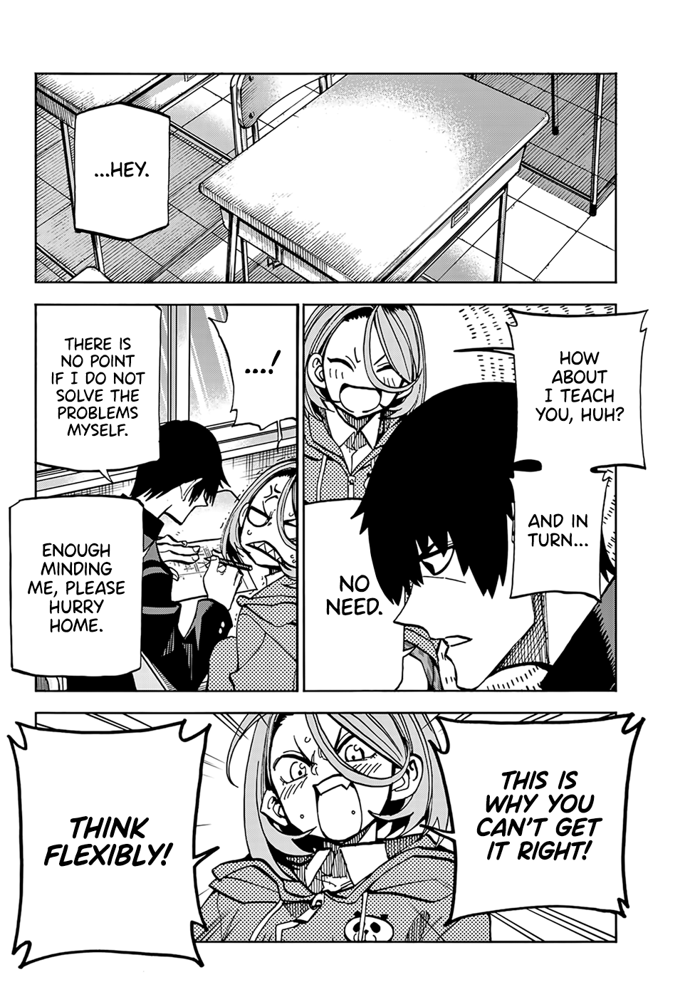 Read The Story Between a Dumb Prefect and a High School Girl with an Inappropriate Skirt Length EN Manga Online