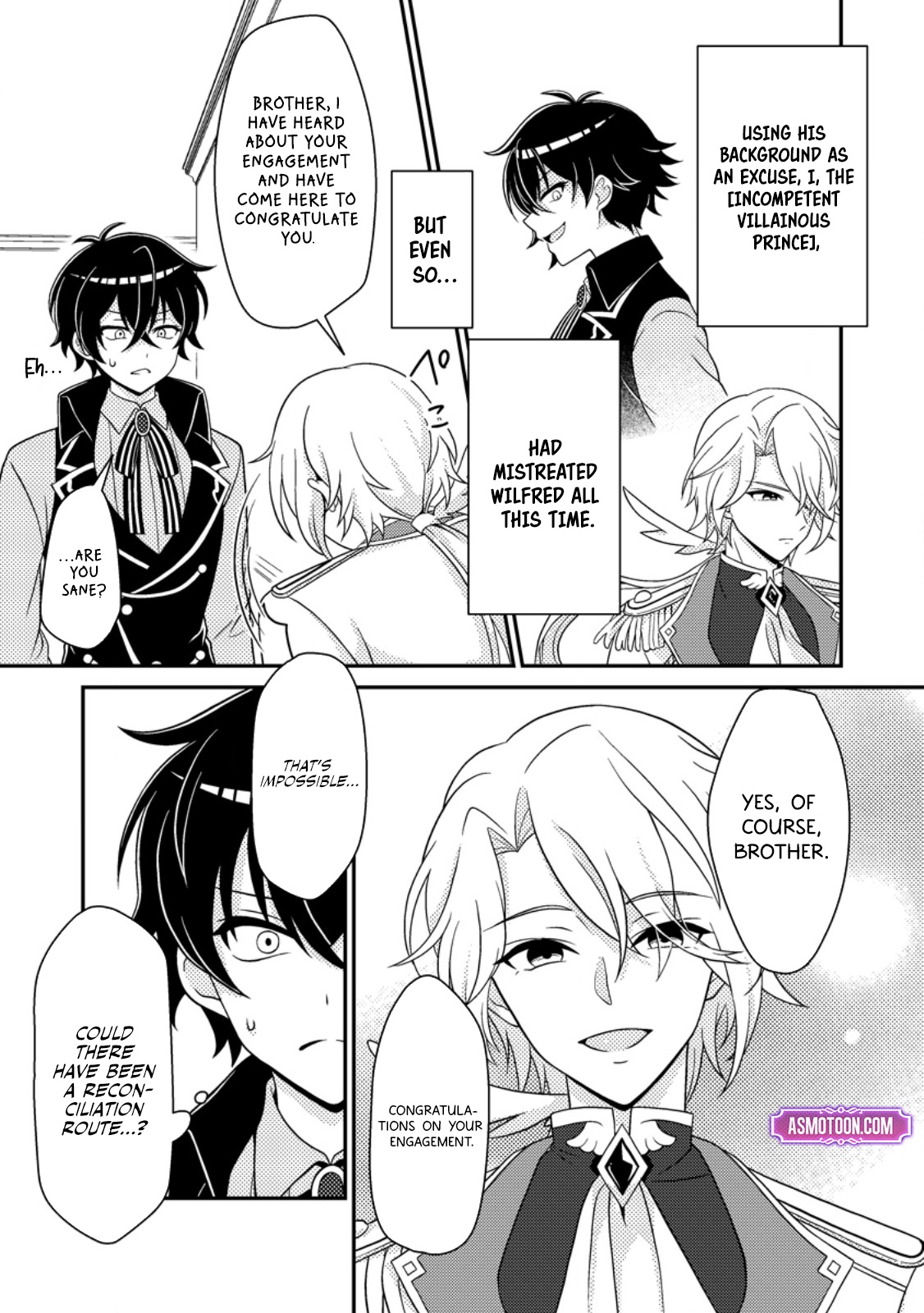 Read The Survival of an Incompetent Villainous Prince EN Manga Online