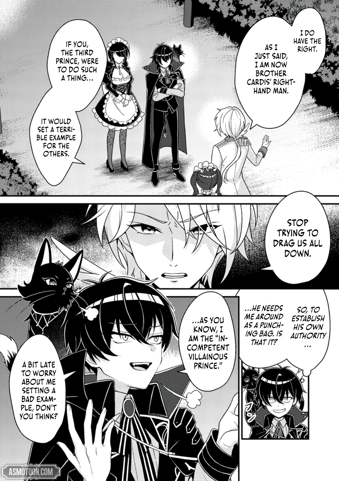 Read The Survival of an Incompetent Villainous Prince EN Manga Online