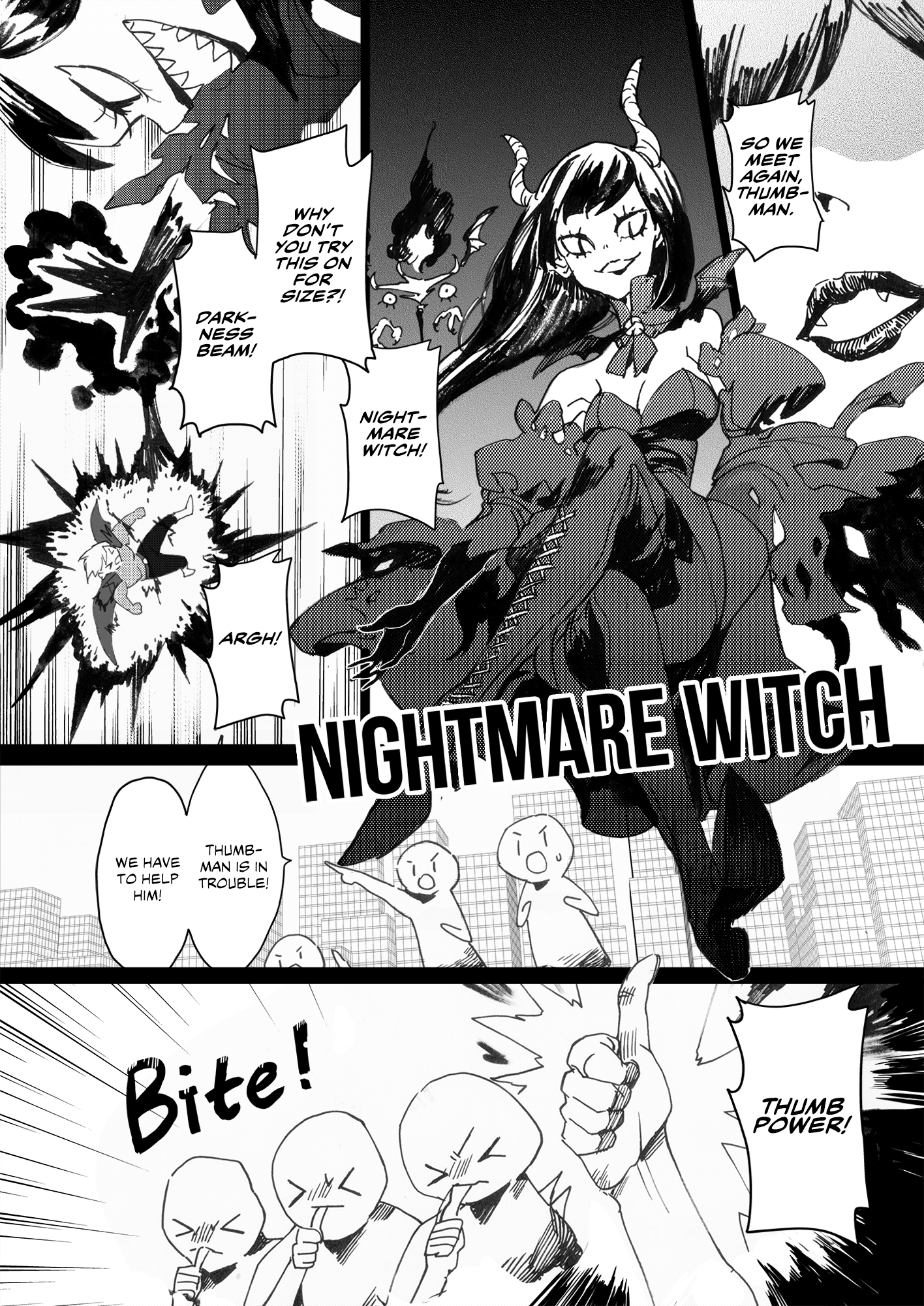 Read Thumbman and Mental Health Bunny EN Manga Online