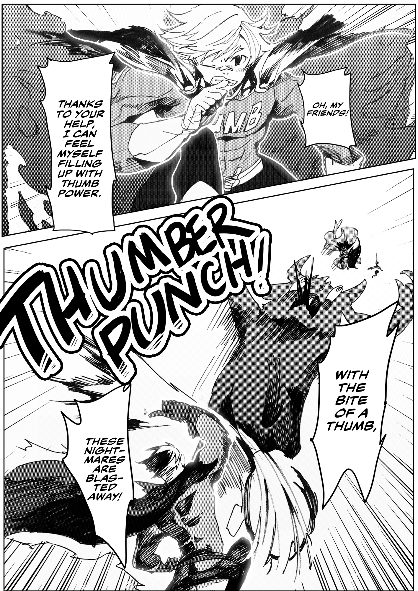Read Thumbman and Mental Health Bunny EN Manga Online