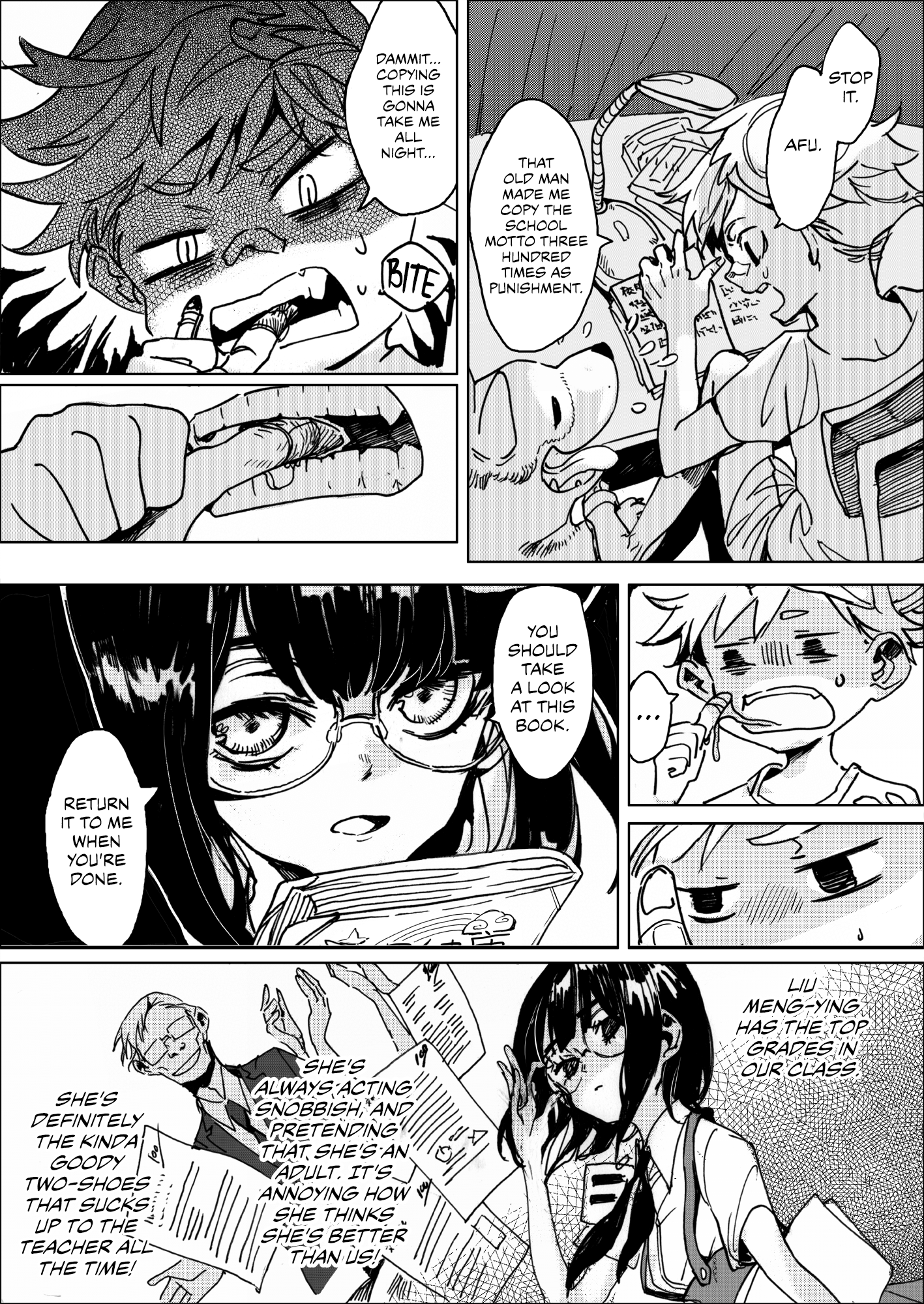 Read Thumbman and Mental Health Bunny EN Manga Online