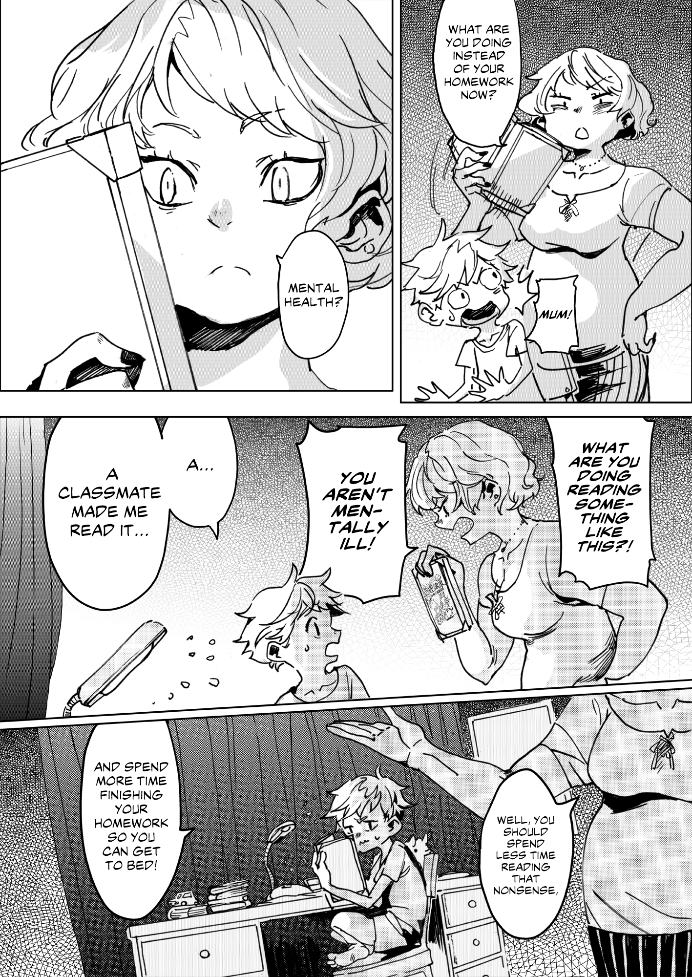 Read Thumbman and Mental Health Bunny EN Manga Online