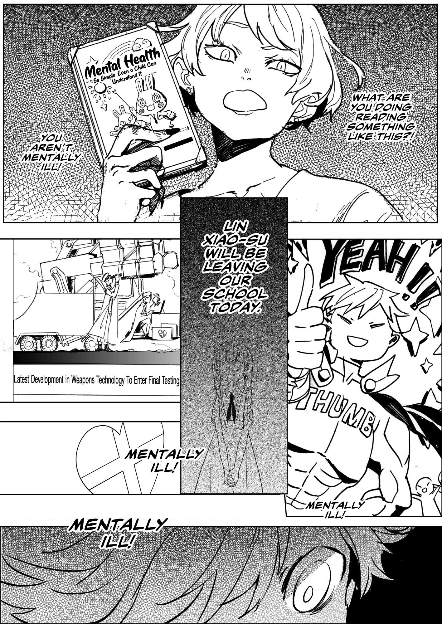 Read Thumbman and Mental Health Bunny EN Manga Online