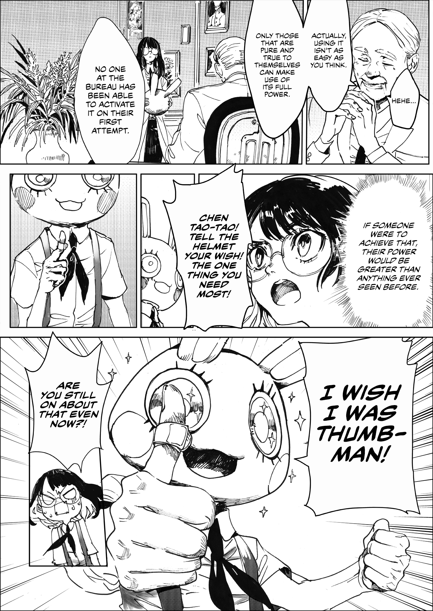 Read Thumbman and Mental Health Bunny EN Manga Online