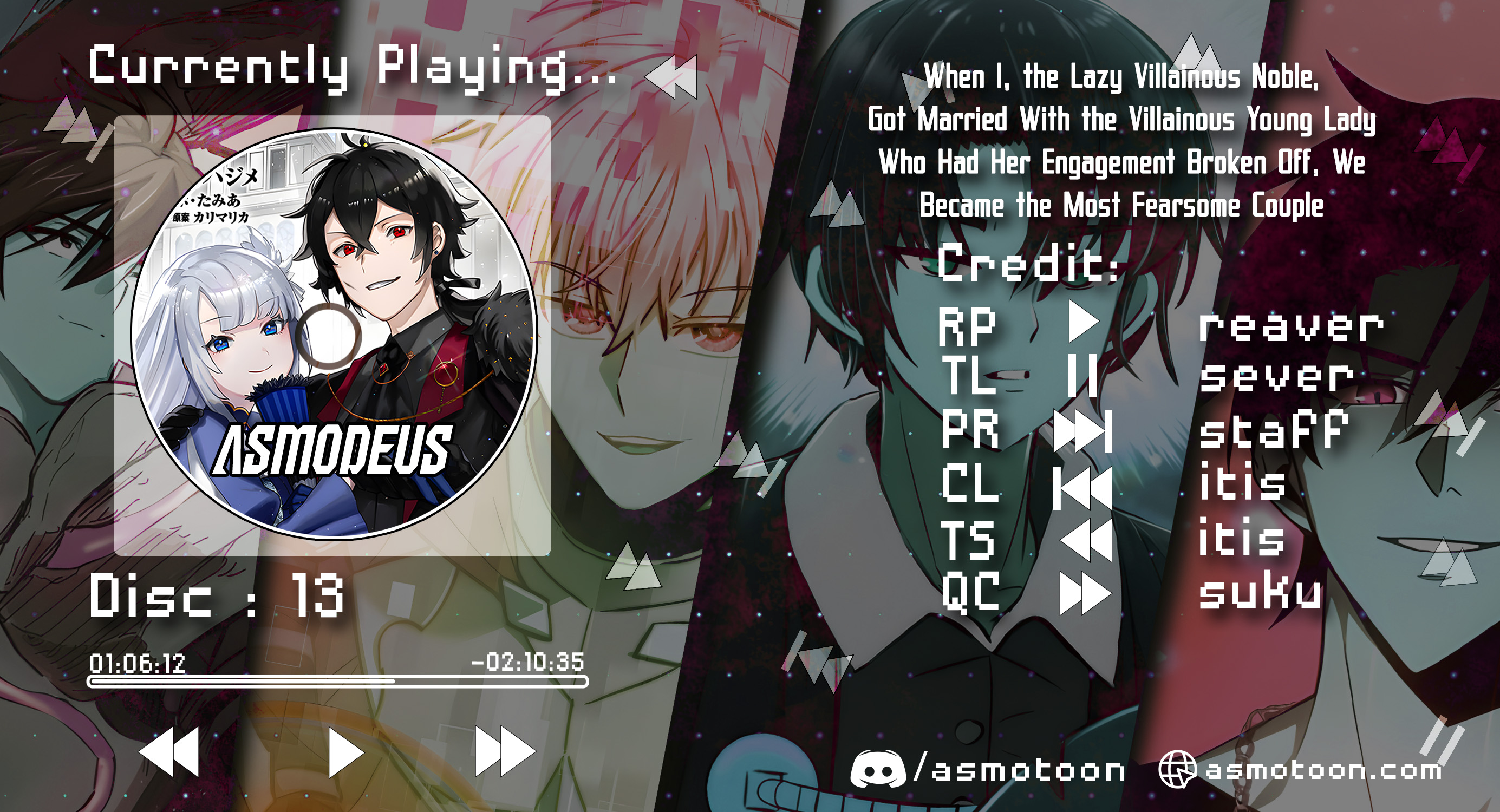 Read When I, The Lazy Villainous Noble, Got Married With The Villainous Young Lady Who Had Her Engagement Broken Off, We Became The Most Fearsome Couple EN Manga Online