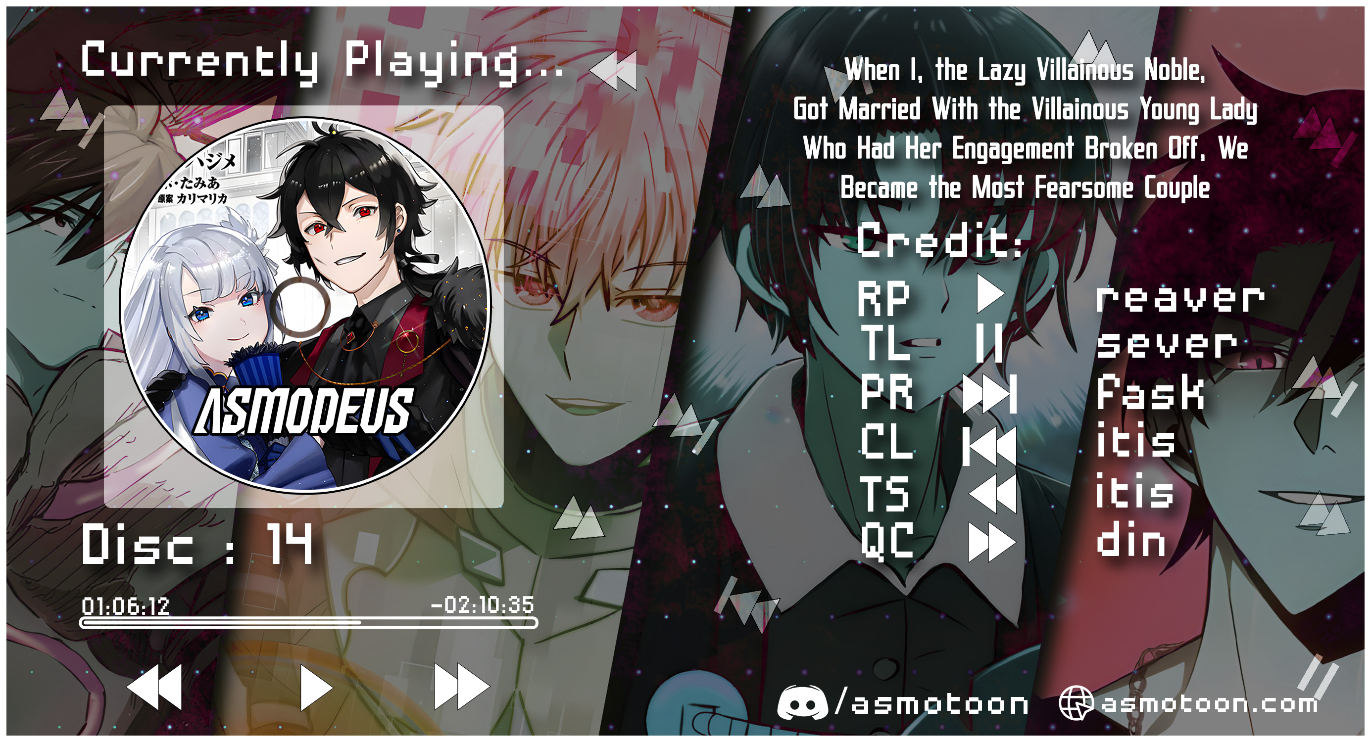 Read When I, The Lazy Villainous Noble, Got Married With The Villainous Young Lady Who Had Her Engagement Broken Off, We Became The Most Fearsome Couple EN Manga Online