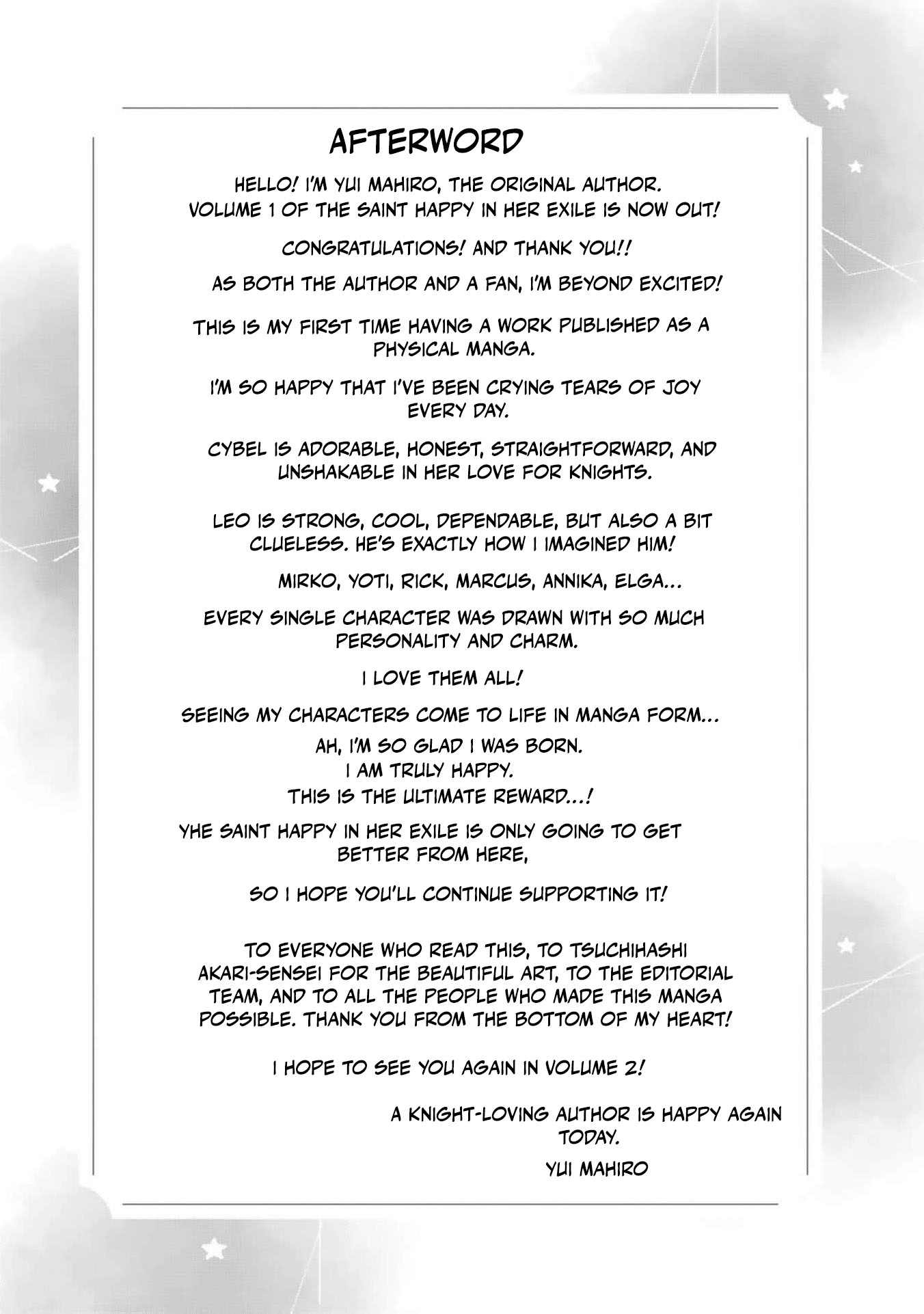 Read the saint happy in her exile EN Manga Online