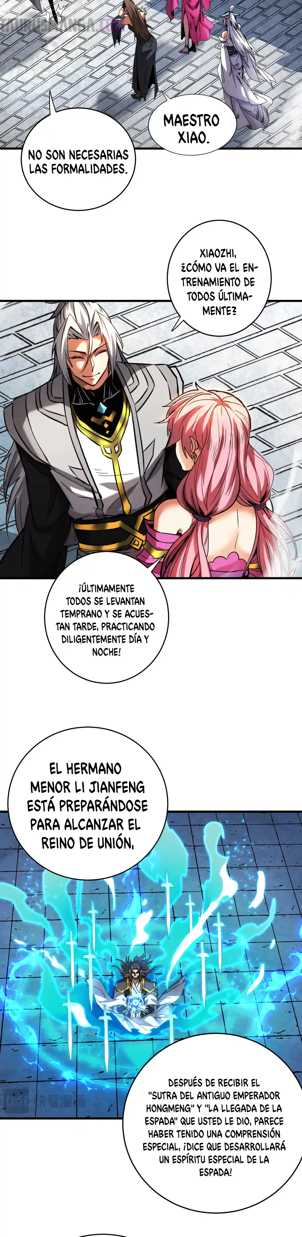 Read ¡Mientras mis discípulos se matan entrenando, yo me relajo! ES Manga Online