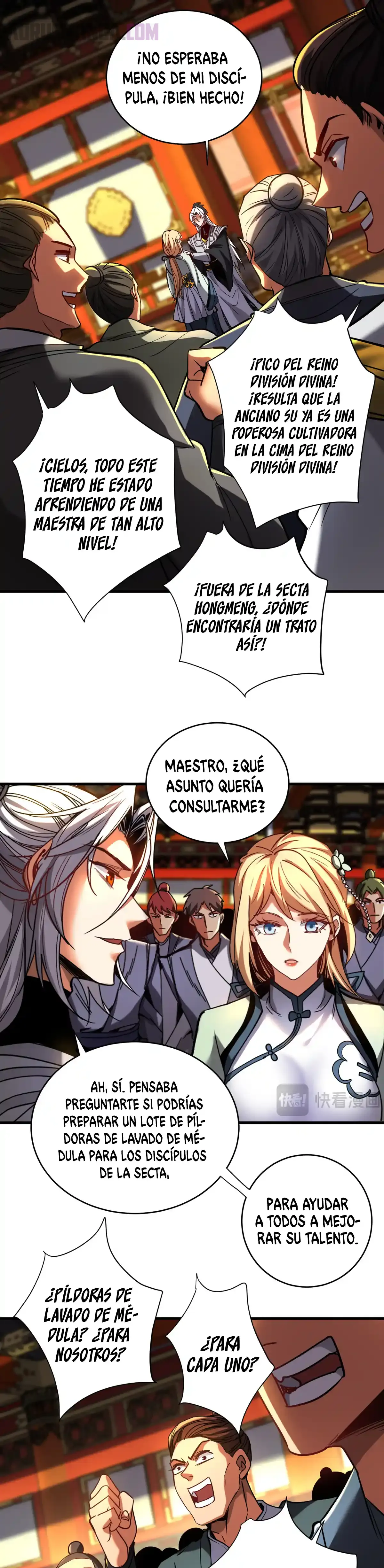 Read ¡Mientras mis discípulos se matan entrenando, yo me relajo! ES Manga Online