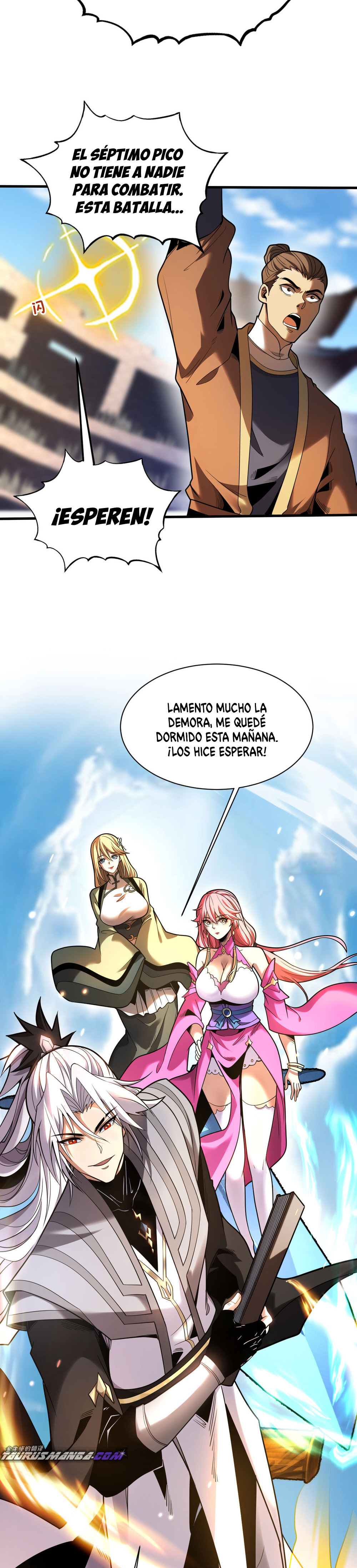 Read ¡Mientras mis discípulos se matan entrenando, yo me relajo! ES Manga Online