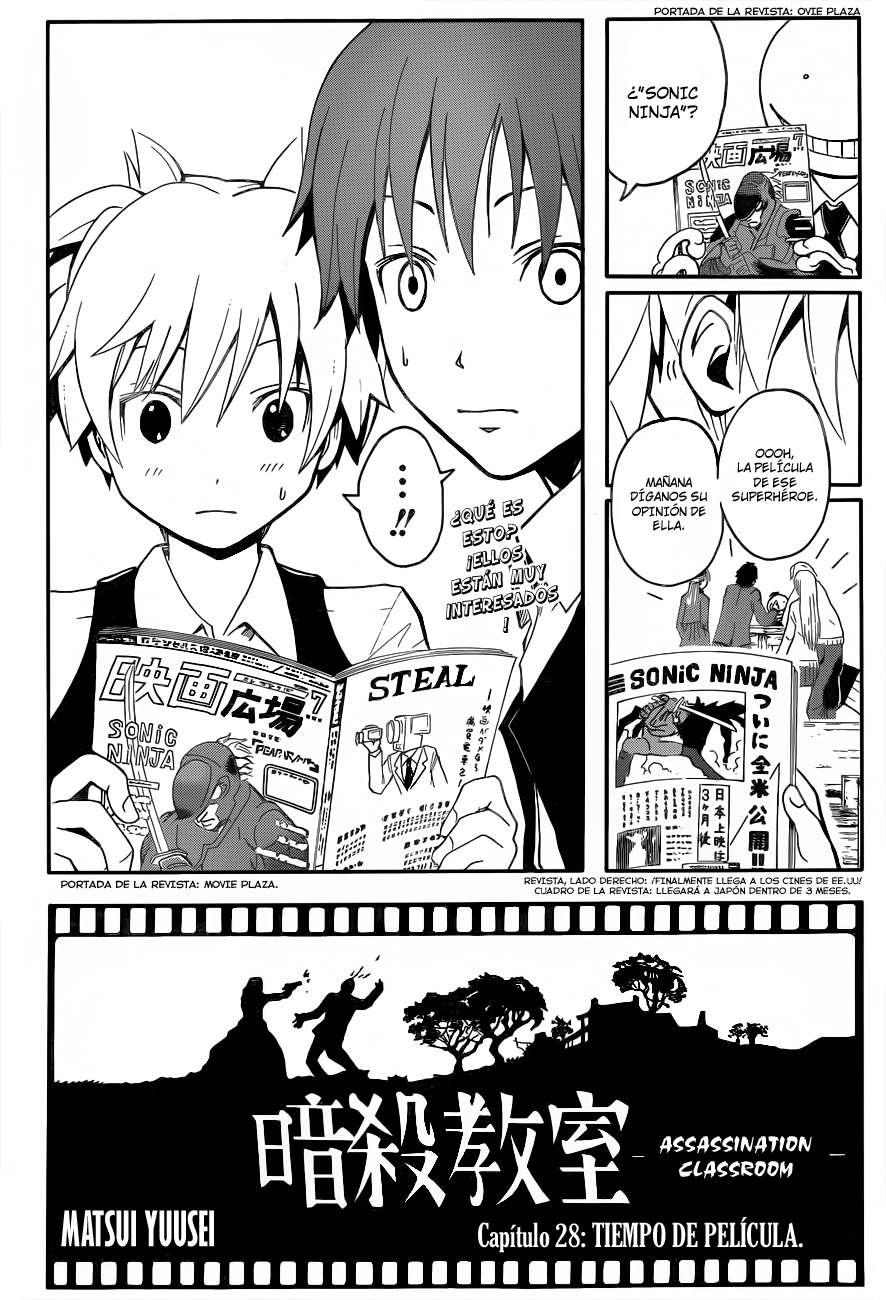 Read Ansatsu Kyoshitsu ES Manga Online