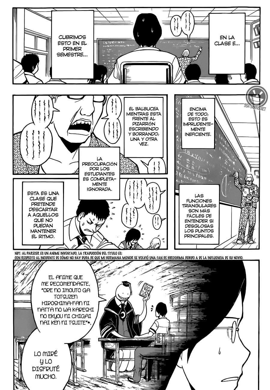 Read Ansatsu Kyoshitsu ES Manga Online