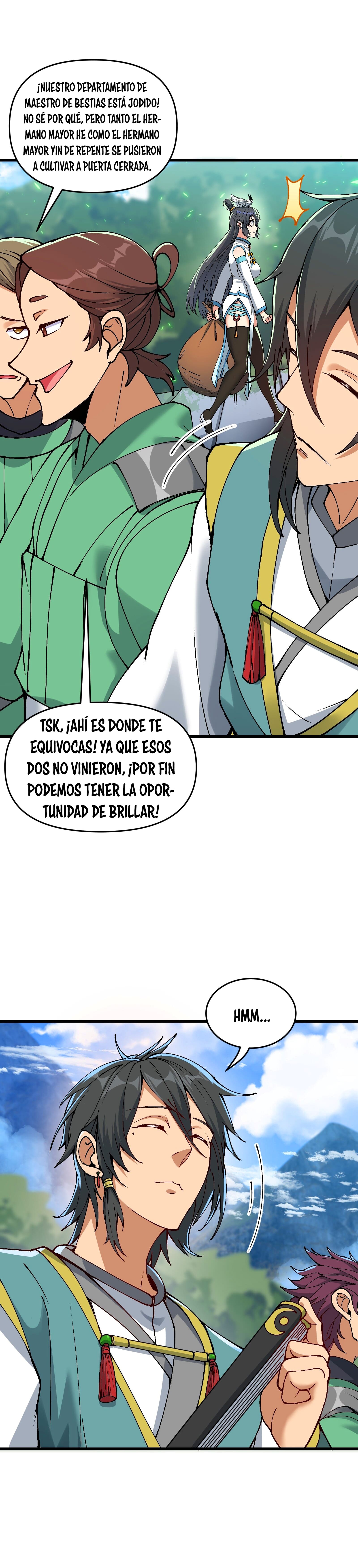 Read Después de diez años de cortar leña, los inmortales suplicaron convertirse en mis discípulos ES Manga Online